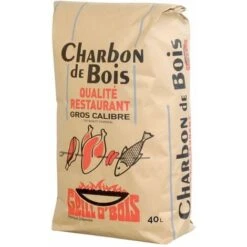 Charbon De Bois 40L Qualité Restaurant Grill O'Bois