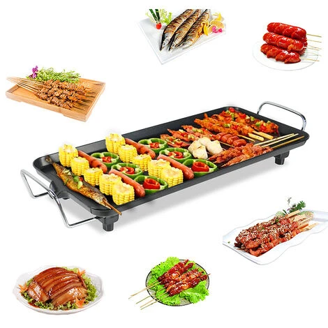 Barbecue Électrique Rectangulaire 6828cm 3 Barbecue Électrique Rectangulaire 6828cm