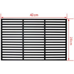 Randaco Grille Carrée Grille En Fonte Fixation Barbecue Grille De Barbecue Camping 42x28cm 9 Randaco Grille Carrée Grille En Fonte Fixation Barbecue Grille De Barbecue Camping 42x28cm -Jardin Calme Soldes Magasin 57649160 3