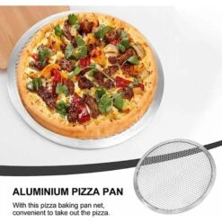 Grille à Pizza Ronde En Aluminium De 27,9 Cm - Plaque De Cuisson Pour Pizza -Jardin Calme Soldes Magasin 58515829 5