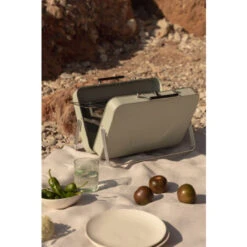 Barbecue Portable Pour Le Camping Xisfoc SKLUM Céladon -Jardin Calme Soldes Magasin 60541977 3