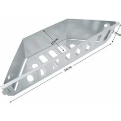 Premier® 7403 Paniers à Charbon En Acier Inoxydable Pour Barbecue Weber Et Toutes Les Autres Cheminées, Weber 57 Cm Kettle Grills, Weber One Touch And Master Touch Charcoal Grill à Charbon, Lot De 2 -Jardin Calme Soldes Magasin 60551246 2