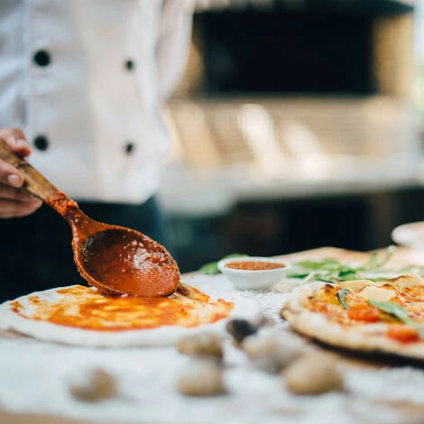 Plaque à Pizzas, Lot De 4, Plat à Four, Acier Au Carbone, Moule, Plateau, Antiadhésive, Ronde, ∅ 32 Cm, Gris 5 Plaque à Pizzas, Lot De 4, Plat à Four, Acier Au Carbone, Moule, Plateau, Antiadhésive, Ronde, ∅ 32 Cm, Gris – Image 3