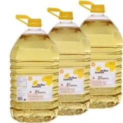 SOL - Huile De Tournesol - Friture, Cuisson, Assaisonnement - 3x5L