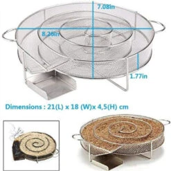 Générateur De Fumée Froide Pour Fumoir Fumage Viande Poisson 20.3X20X4CM FUiENKO 9 Générateur De Fumée Froide Pour Fumoir Fumage Viande Poisson 20.3X20X4CM FUiENKO -Jardin Calme Soldes Magasin 64473016 4