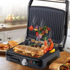 Tornado Barbecue électrique 2000w Acier Inoxydable 58x38cm Argent SG-0005 -Jardin Calme Soldes Magasin 67654767 4