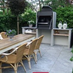 Braai Barbecue à Bois Sud-africain BI800 - Encastrable -Jardin Calme Soldes Magasin 67902411 3