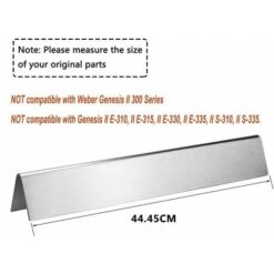 GFTIME 44,45CM 7620 Flavorizer Barres Pour Weber Genesis I 300 Series (2011-2016), Genesis E/EP-310, 320, 330, Genesis S-310, 330 (avec 3 Boutons De Brûleur Avant), Ne Convient Pas à Genesis II/LX 310/340 -Jardin Calme Soldes Magasin 69781058 3