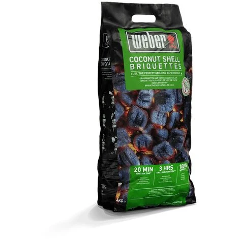 Sac De 4 Kg De Briquettes De Noix De Coco Weber Code 18401 3 Sac De 4 Kg De Briquettes De Noix De Coco Weber Code 18401