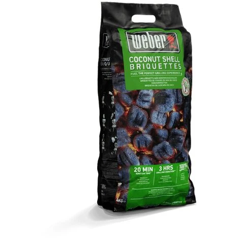 Sac De 8 Kg De Briquettes De Noix De Coco Weber Code 18402 3 Sac De 8 Kg De Briquettes De Noix De Coco Weber Code 18402