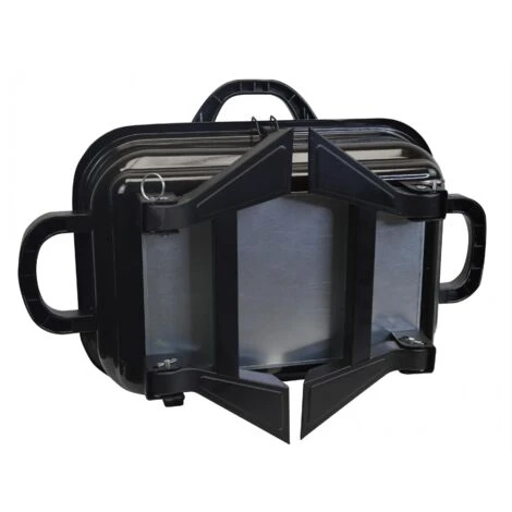 Barbecue Portable De Jardin En Acier Noir 5 Barbecue Portable De Jardin En Acier Noir – Image 3