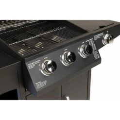 Barbecue Gaz - 3 Brûleurs - 1 Feu Latéral - Métal - Noir - MaxxGarden 10 Barbecue Gaz - 3 Brûleurs - 1 Feu Latéral - Métal - Noir - MaxxGarden -Jardin Calme Soldes Magasin 72492698 4