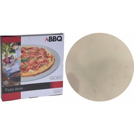 Accessoire De Four à Pizza - Plaque à Pizza - Circulair - 33 Cm - Pierre Naturelle - Beige - MaxxGarden 4 Accessoire De Four à Pizza - Plaque à Pizza - Circulair - 33 Cm - Pierre Naturelle - Beige - MaxxGarden – Image 2