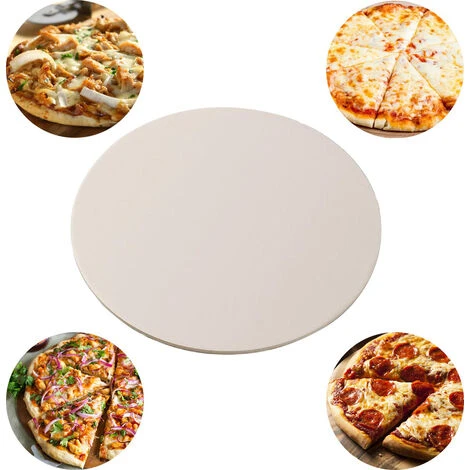 Accessoire De Four à Pizza - Plaque à Pizza - Circulair - 33 Cm - Pierre Naturelle - Beige - MaxxGarden 5 Accessoire De Four à Pizza - Plaque à Pizza - Circulair - 33 Cm - Pierre Naturelle - Beige - MaxxGarden – Image 3