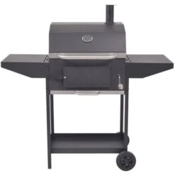 Barbecue Au Charbon De Bois Avec étagère Inférieure Noir VidaXL 9 Barbecue Au Charbon De Bois Avec étagère Inférieure Noir VidaXL -Jardin Calme Soldes Magasin 7414767 3