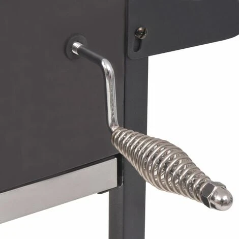 Barbecue Au Charbon De Bois Avec étagère Inférieure Noir VidaXL 6 Barbecue Au Charbon De Bois Avec étagère Inférieure Noir VidaXL – Image 4