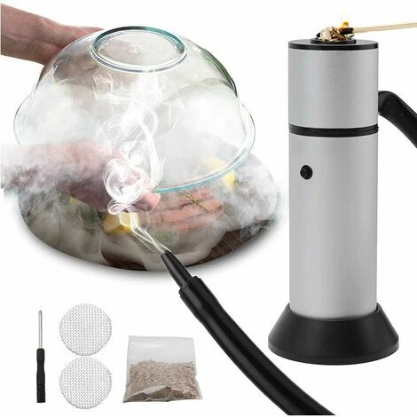 GP Fumeur Portable Infusion Fumée Fraîche Pour Améliorer Le Goût Smoke Fumeur Pistolet à Viande Fumeur Pistolet Portatif Avec Des Copeaux De Bois Pour La Nourriture, La Viande, Les Fromages 3 GP Fumeur Portable Infusion Fumée Fraîche Pour Améliorer Le Goût Smoke Fumeur Pistolet à Viande Fumeur Pistolet Portatif Avec Des Copeaux De Bois Pour La Nourriture, La Viande, Les Fromages