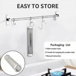 GP Grill Fumeur Tube Portable Froid Fumage À Chaud Tube, 12 '' Barbecue Tube Fumeur Hexagonal Pour Grill Ou Fumeur -Jardin Calme Soldes Magasin 75280412 3