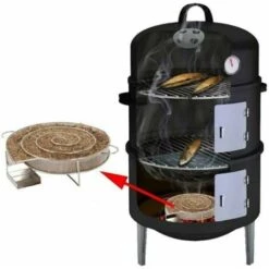 YIDOMDE BBQ Generateur Fumée Froide- Bote De Fumoir Granule Pour Fumoir Fumage Viande Poisson Grille Barbecue En Acier Inoxydable -Jardin Calme Soldes Magasin 76184408 4