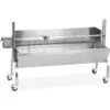 Barbecue Tourne Broche Barbecue Rôtissoire Inox Réglable Paravent 15 Kg -Jardin Calme Soldes Magasin 77767543 1