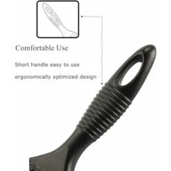 Brosse Nettoyante Pour Métal Barbecue Brosse Métallique Barbecue En Acier Inoxydable Brosse Nettoyante Barbecue En Acier Inoxydable En Métal Brosse À Poils En Acier Inoxydable Avec Grattoir 2 Pièces -Jardin Calme Soldes Magasin 78025843 3