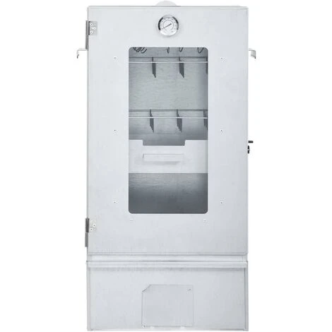 VIDAXL Fumoir De Four à BBQ Avec 1 Kg De Copeaux De Bois 44,5x29x83 Cm 4 VIDAXL Fumoir De Four à BBQ Avec 1 Kg De Copeaux De Bois 44,5x29x83 Cm – Image 2