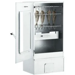 VIDAXL Fumoir De Four à BBQ Avec 1 Kg De Copeaux De Bois 44,5x29x83 Cm 10 VIDAXL Fumoir De Four à BBQ Avec 1 Kg De Copeaux De Bois 44,5x29x83 Cm -Jardin Calme Soldes Magasin 78179841 4