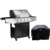 Barbecue Gaz Bingo 5 - 5 Brûleurs Dont 1 Latéral - 15.2kW + Housse Protection - Noir 1 Barbecue Gaz Bingo 5 - 5 Brûleurs Dont 1 Latéral - 15.2kW + Housse Protection - Noir -Jardin Calme Soldes Magasin 7826850 1
