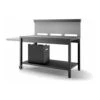 Table Roulante Crédence Ouverte Forge Adour - Noir Et Gris 2 Table Roulante Crédence Ouverte Forge Adour - Noir Et Gris -Jardin Calme Soldes Magasin 7859407 1