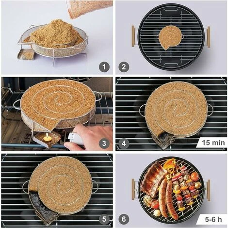 Générateur De Fumée Froide Pour Fumoir Fumage Viande Poisson Grille Barbecue, 7 Générateur De Fumée Froide Pour Fumoir Fumage Viande Poisson Grille Barbecue, – Image 5