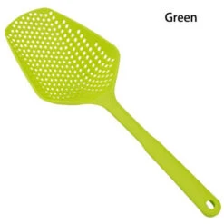 Pelle à Eau Pelle Qui Fuit Pelle à Glace En Plastique PP Clôture De Pêche Passoire Pelle Qui Fuit Gadgets De Cuisine 1 Pièces (vert)