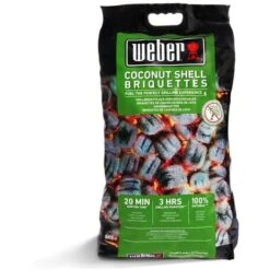 Briquettes De Noix De Coco Weber - 8 Kg