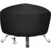 Housse De Foyer Barbecue ,Housse De Brasero Ronde Avec Cordon De Serrage, Housse De Foyer En Tissu Oxford Imperméable, Housse Pour Meubles De Jardin, Housse De Protection Pour Poêle (Dia.85 X -Jardin Calme Soldes Magasin 83871966 1