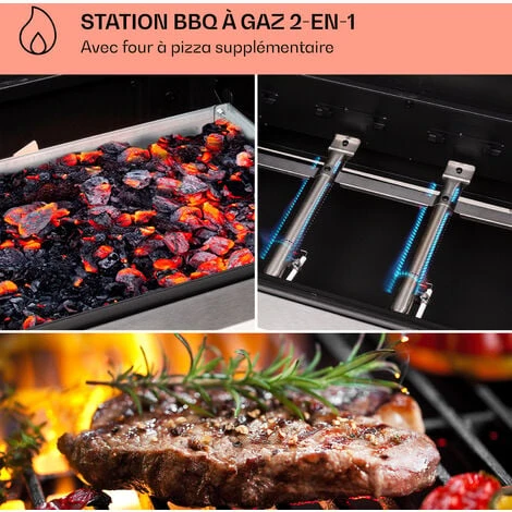 Klarstein Barbecue Gaz Camping Avec 4 Brûleurs à Gaz, Plancha Au Gaz De 10900W, Gril à Gaz En Acier Inoxydable, BBQ Feu A Gaz, Plancha Gaz Inox, Cuisinière Extérieure Camping Gaz Propane, Thermomètre 5 Klarstein Barbecue Gaz Camping Avec 4 Brûleurs à Gaz, Plancha Au Gaz De 10900W, Gril à Gaz En Acier Inoxydable, BBQ Feu A Gaz, Plancha Gaz Inox, Cuisinière Extérieure Camping Gaz Propane, Thermomètre – Image 3