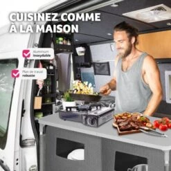 Meuble De Camping 2 Compartiments 4 étagères - Meuble De Rangement Cuisine, Cuisine De Camping, Equipement Camping 10 Meuble De Camping 2 Compartiments 4 étagères - Meuble De Rangement Cuisine, Cuisine De Camping, Equipement Camping -Jardin Calme Soldes Magasin 8447411 4