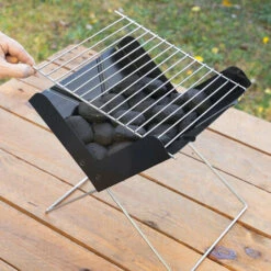 Mini Barbecue à Charbon Pliable Et Portable - MINIGRILL 11 Mini Barbecue à Charbon Pliable Et Portable - MINIGRILL -Jardin Calme Soldes Magasin 85483354 5