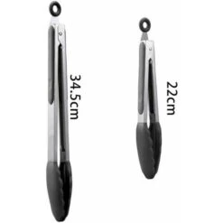 Lot De 2 Pinces Professionnelles En Acier Inoxydable Pour Barbecue De Cuisine Pratique Et Pratique -Jardin Calme Soldes Magasin 85494984 3