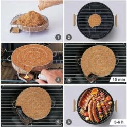 Générateur De Fumée Froide Pour Fumoir Fumage Viande Poisson Avec Brosse Nettoyage Grille Barbecue -Jardin Calme Soldes Magasin 85786655 3