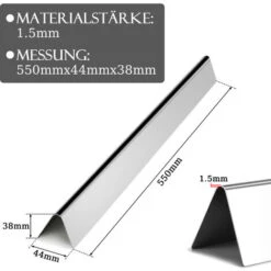 EINFEBEN Flavorizer Bar 7535 - Pour Weber Spirit I E210/220 & II E210/S210 - Plaque Chauffante En Acier Inoxydable Barre D'assaisonnement 8 EINFEBEN Flavorizer Bar 7535 - Pour Weber Spirit I E210/220 & II E210/S210 - Plaque Chauffante En Acier Inoxydable Barre D'assaisonnement -Jardin Calme Soldes Magasin 86497045 2