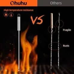 Jeu D'accessoires Pour Barbecue,6 Pièces,avec Sac Portable 2 En 1 Et Tablier De Rangement, Set D'ustensiles De Grille De 18 Pouces, Le Pour La Fête Des Pères, L'anniversaire, Noël -Jardin Calme Soldes Magasin 86602183 3