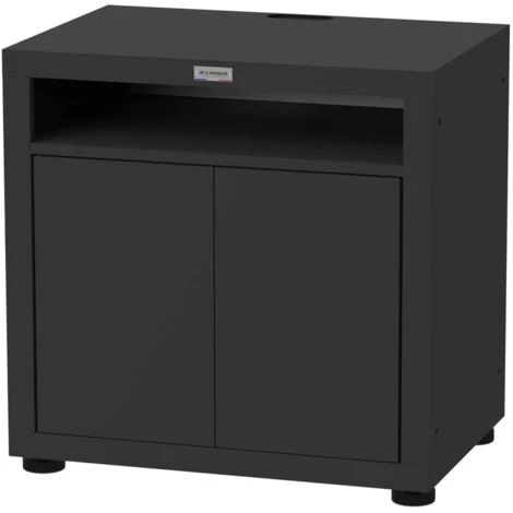 LE MARQUIER - Meuble Cuisson Avec Tablette - Noir 3 LE MARQUIER - Meuble Cuisson Avec Tablette - Noir