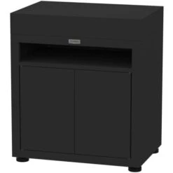 LE MARQUIER - MEUBLE AVEC TABLETTE NOIR