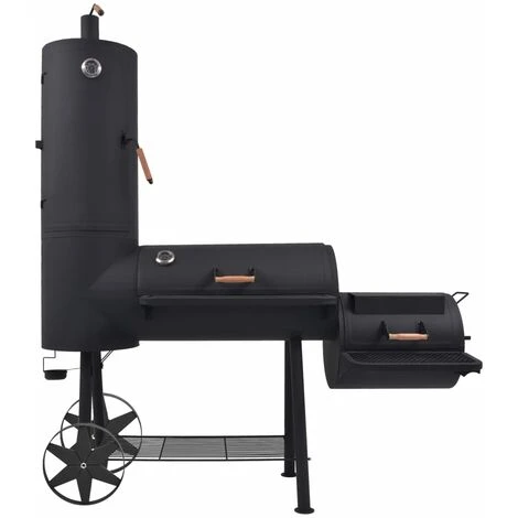 Barbecue Au Charbon De Bois Avec étagère Inférieure Noir XXL VidaXL 5 Barbecue Au Charbon De Bois Avec étagère Inférieure Noir XXL VidaXL – Image 3