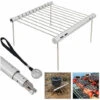 Barbecue Grilles, Barbecue En Acier Inoxydable Barbecue Portable Camping Barbecue Grill Pliable Compact Camping Grill Pour Camping, Randonnée, Pique-Nique -Jardin Calme Soldes Magasin 88670267 1