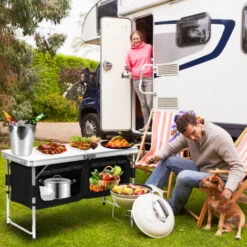 Randaco Cuisine De Camping 2 Compartiments 2 étagères - Meuble De Rangement Cuisine, Cuisine De Camping 11 Randaco Cuisine De Camping 2 Compartiments 2 étagères - Meuble De Rangement Cuisine, Cuisine De Camping -Jardin Calme Soldes Magasin 89692228 5