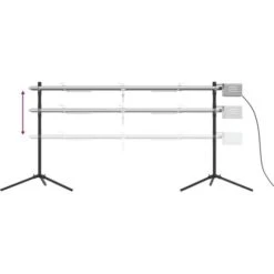 Barbecue Automatique Et Moteur Acier Inoxydable 150x46,5x82,5cm VidaXL -Jardin Calme Soldes Magasin 90560978 4