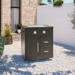 Cuisine D'extérieur 3 Modules Avec Gazinière 10 Cuisine D'extérieur 3 Modules Avec Gazinière -Jardin Calme Soldes Magasin 91314973 4