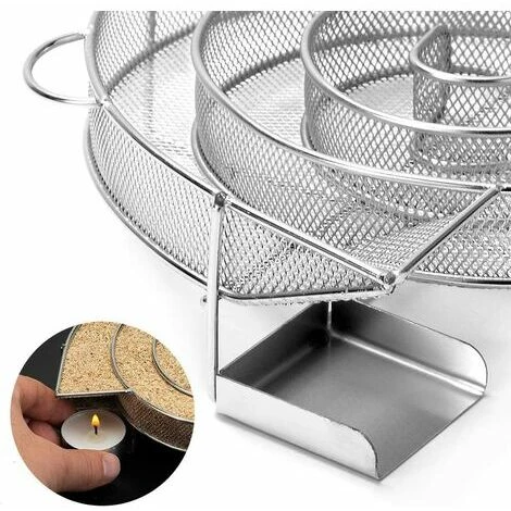 FlkwoH Générateur De Fumée Froide Ronde Pour Fumoir Professionelle - Bote De Fumoir De Granule Fumage Viande Poisson Avec Brosse Nettoyage Grille Barbecue 6 FlkwoH Générateur De Fumée Froide Ronde Pour Fumoir Professionelle - Bote De Fumoir De Granule Fumage Viande Poisson Avec Brosse Nettoyage Grille Barbecue – Image 4