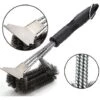 Brosse Barbecue, 4 En 1 Brosse Nettoyage Barbecue Avec Grattoir Et Long Manche, Poils Acier Inoxydable,Nettoyer Grille Barbecue, Accessoire Barbecues Pour Grille à Gaz,Grille Au Charbon De Bois