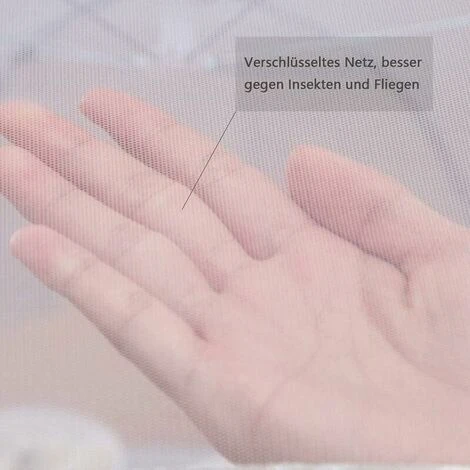 Capuche Anti-mouches, Housse Pliable, écran En Maille Couvre Capot De Protection Contre Les Insectes Pour Nourriture, Fruits, Pique-nique, Barbecue, 80 Cm (gris) 7 Capuche Anti-mouches, Housse Pliable, écran En Maille Couvre Capot De Protection Contre Les Insectes Pour Nourriture, Fruits, Pique-nique, Barbecue, 80 Cm (gris) – Image 5